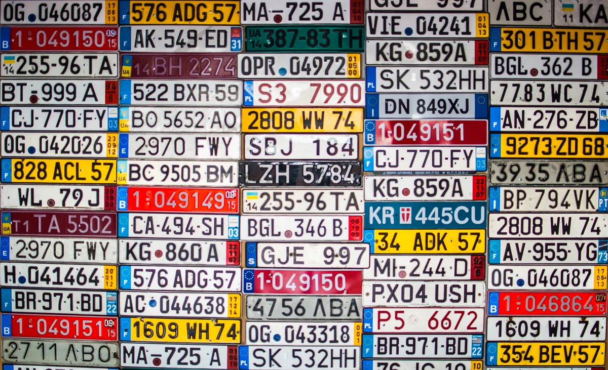 Number Plate Bingo