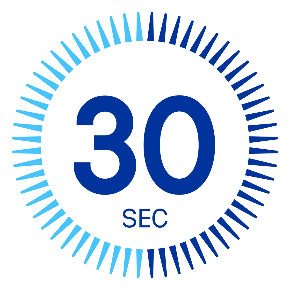 30 seconds